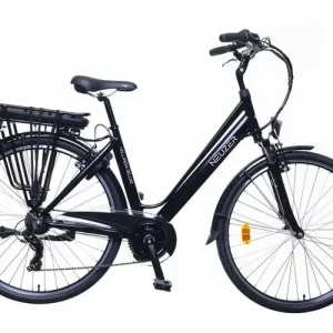 Neuzer Hollandia Delux 2020 női pedelec trekking kerékpár, BEWO középmotorral, 7s, 19,5-es vázméret, fekete-fehér Akciós ár